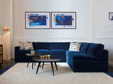 CHARLES - 3 seater fabric sofa by DOM Edizioni - view 3